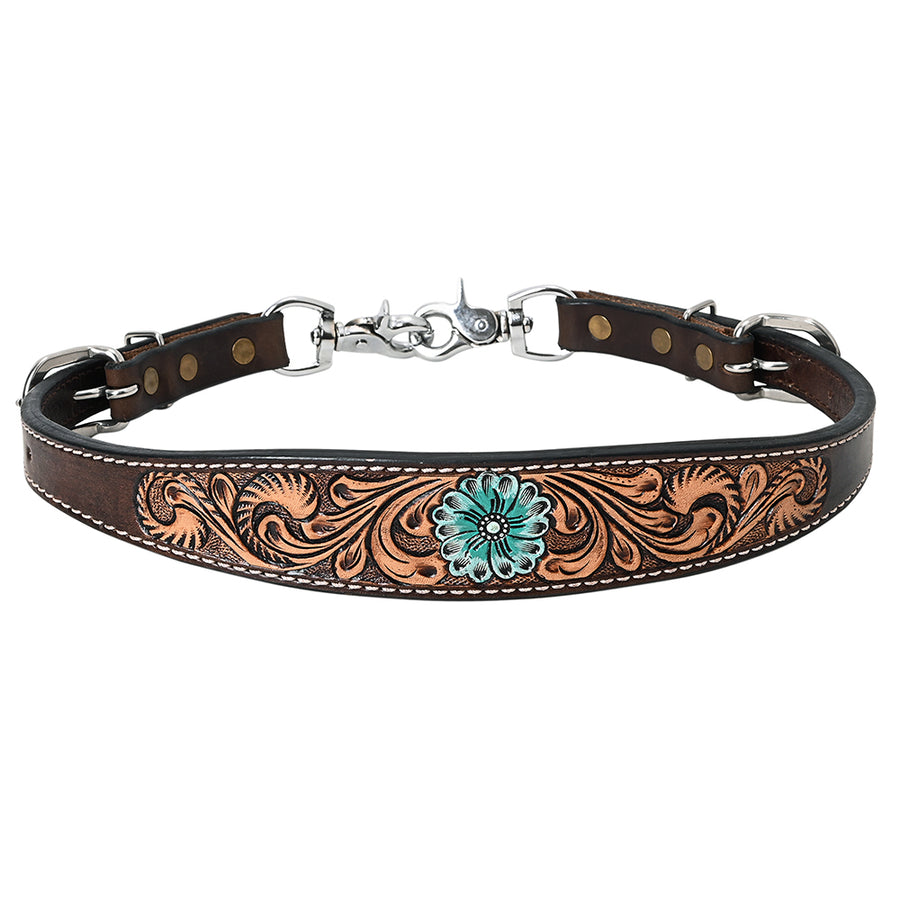 Bar H Equine Genuine Western American Leather Horse Wither Strap - Uhorse