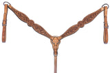 Bar H Equine Genuine Western American Leather Horse Headstall