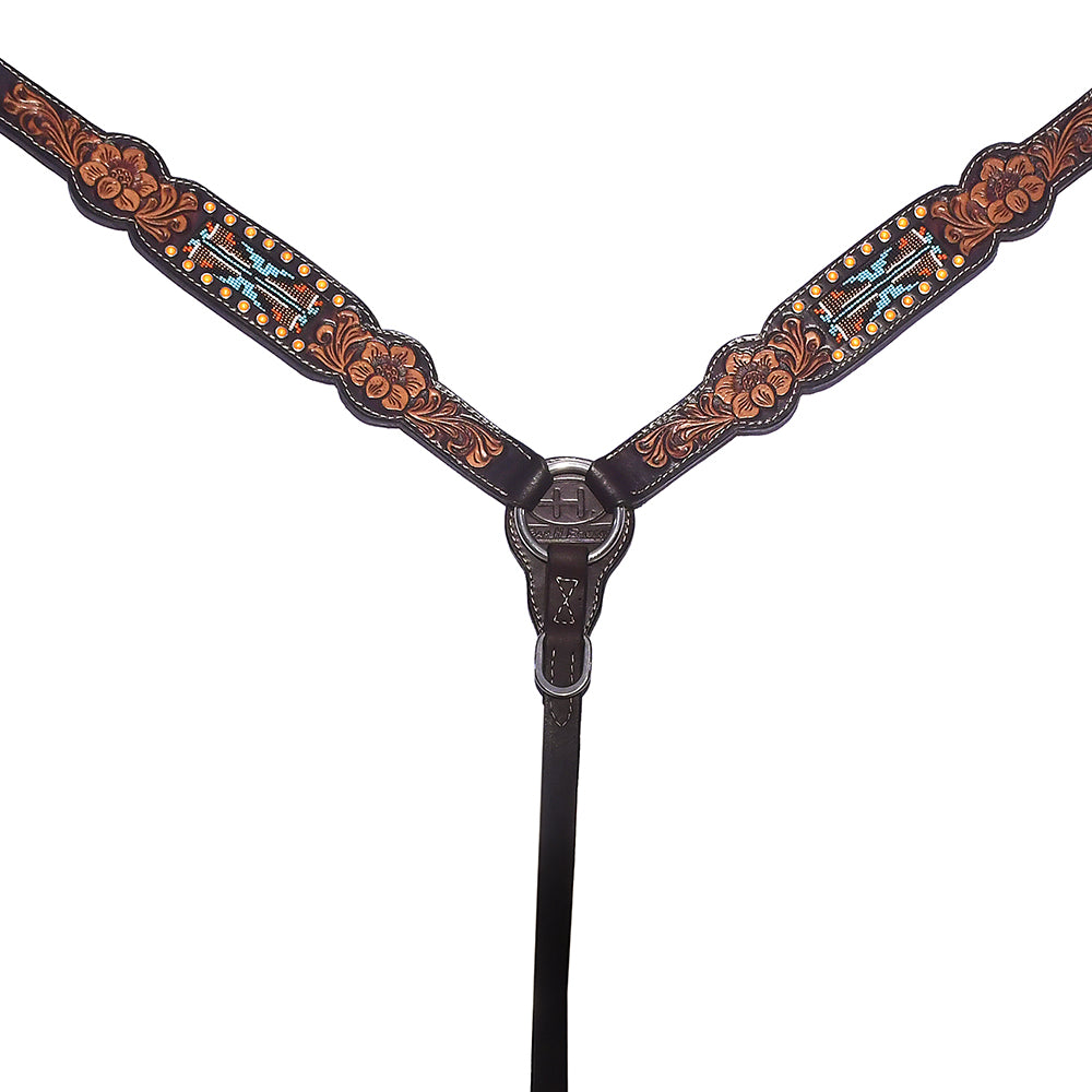 Bar H Equine Genuine Western American Leather Horse Headstall
