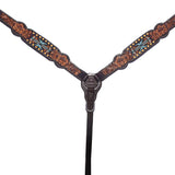 Bar H Equine Genuine Western American Leather Horse Headstall
