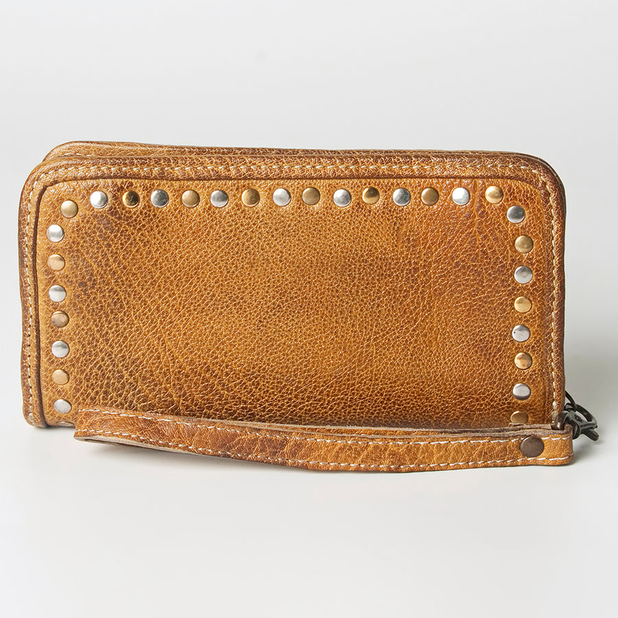 Never Mind Nmbgz110F Wallet Vintage Handmade Genuine Cowhide Leather Women Bag Western Handbag Purse