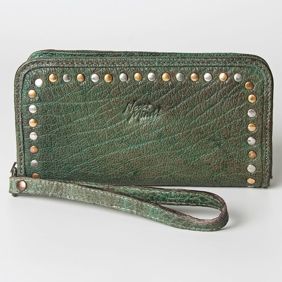 Never Mind Nmbgz110E Wallet Vintage Handmade Genuine Cowhide Leather Women Bag Western Handbag Purse