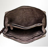 Never Mind Nmbgm106D Wallet Vintage Handmade Genuine Cowhide Leather Women Bag Western Handbag Purse