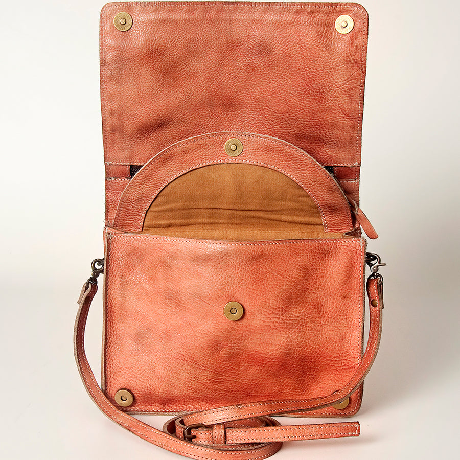 Never Mind Nmbg115A Cross Body I Vintage Handmade Genuine Cowhide Leather Women Bag Western Handbag Purse
