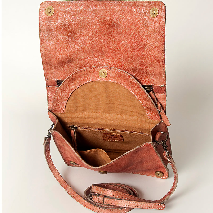 Never Mind Nmbg115A Cross Body I Vintage Handmade Genuine Cowhide Leather Women Bag Western Handbag Purse
