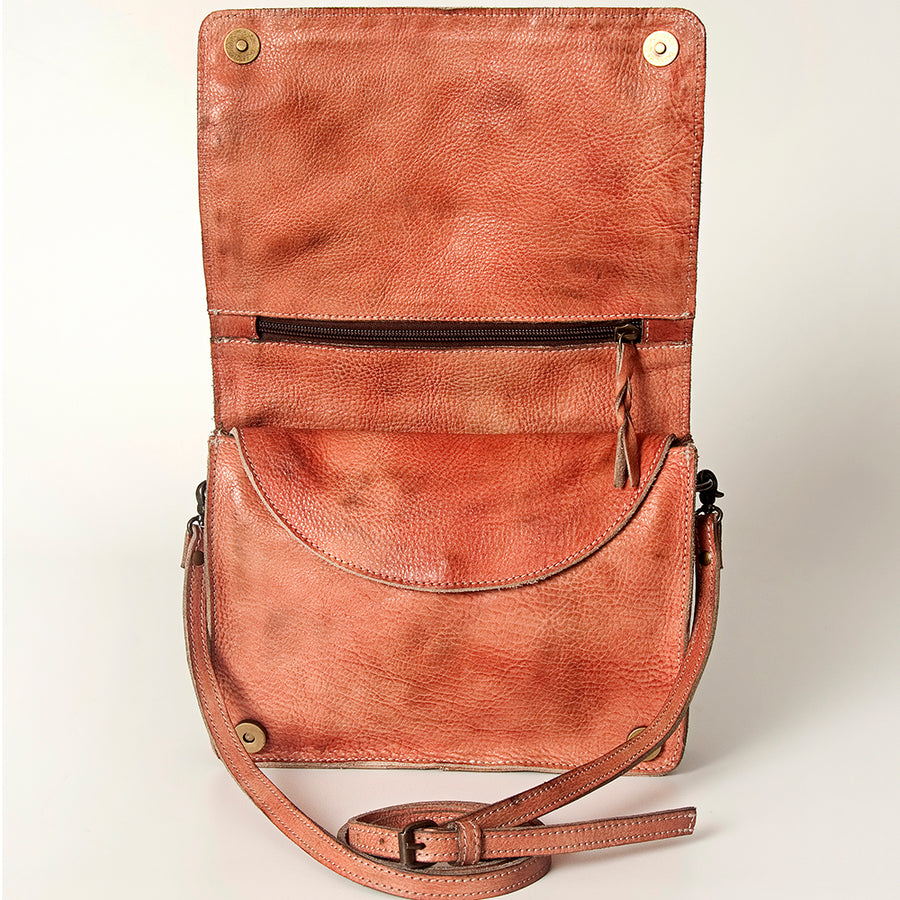 Never Mind Nmbg115A Cross Body I Vintage Handmade Genuine Cowhide Leather Women Bag Western Handbag Purse