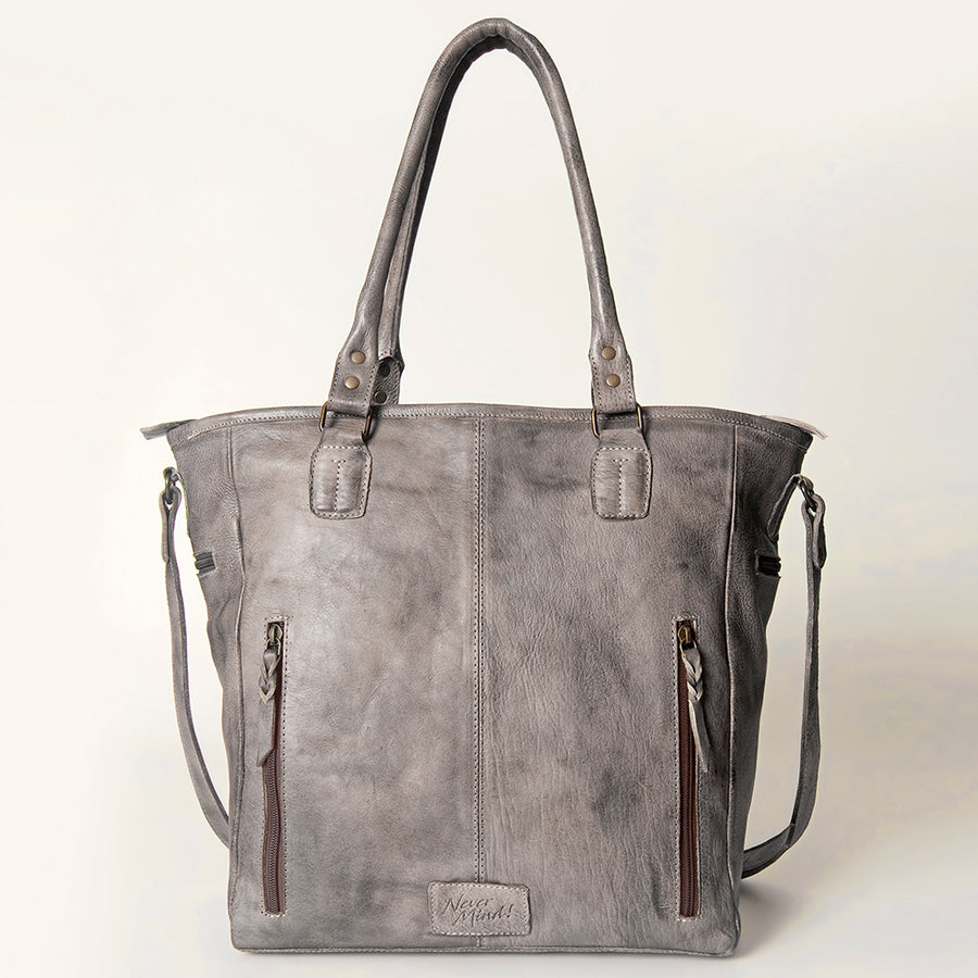 Never Mind Nmbg116B Tote Vintage Handmade Genuine Cowhide Leather Women Bag Western Handbag Purse