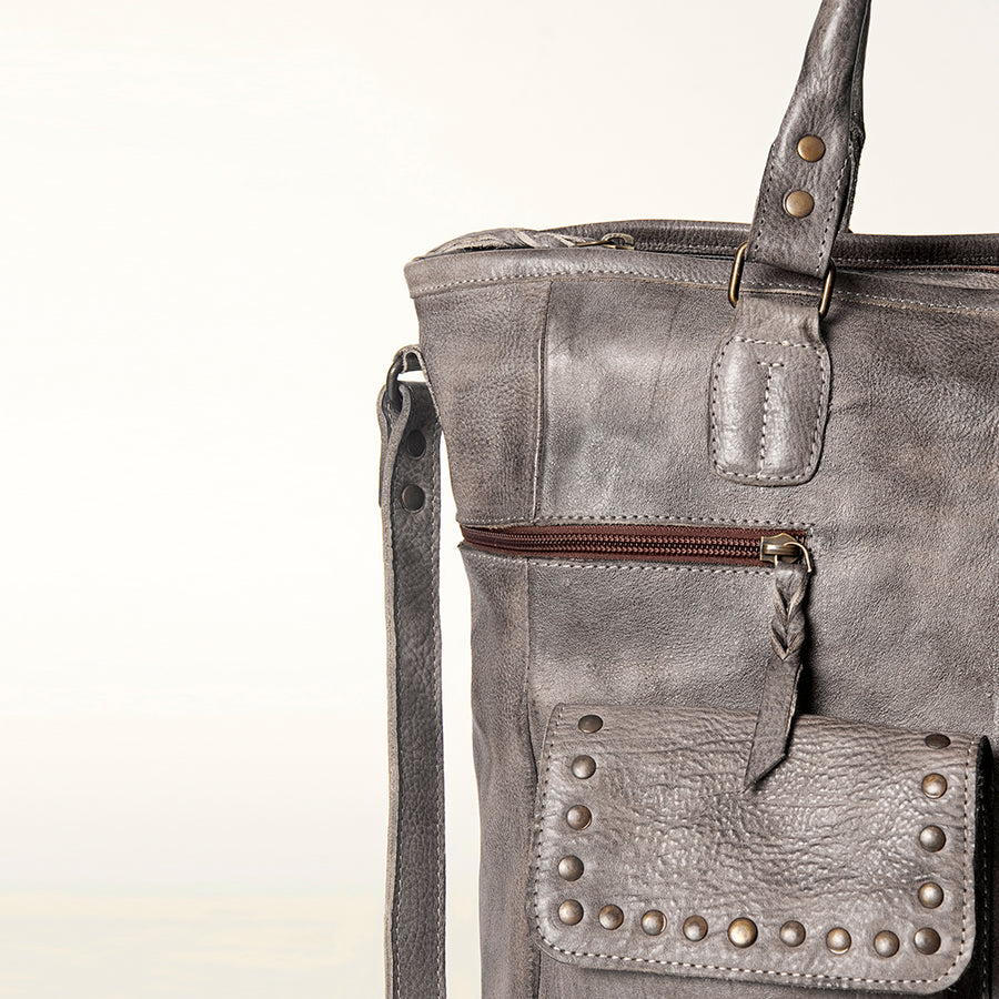 Never Mind Nmbg116B Tote Vintage Handmade Genuine Cowhide Leather Women Bag Western Handbag Purse