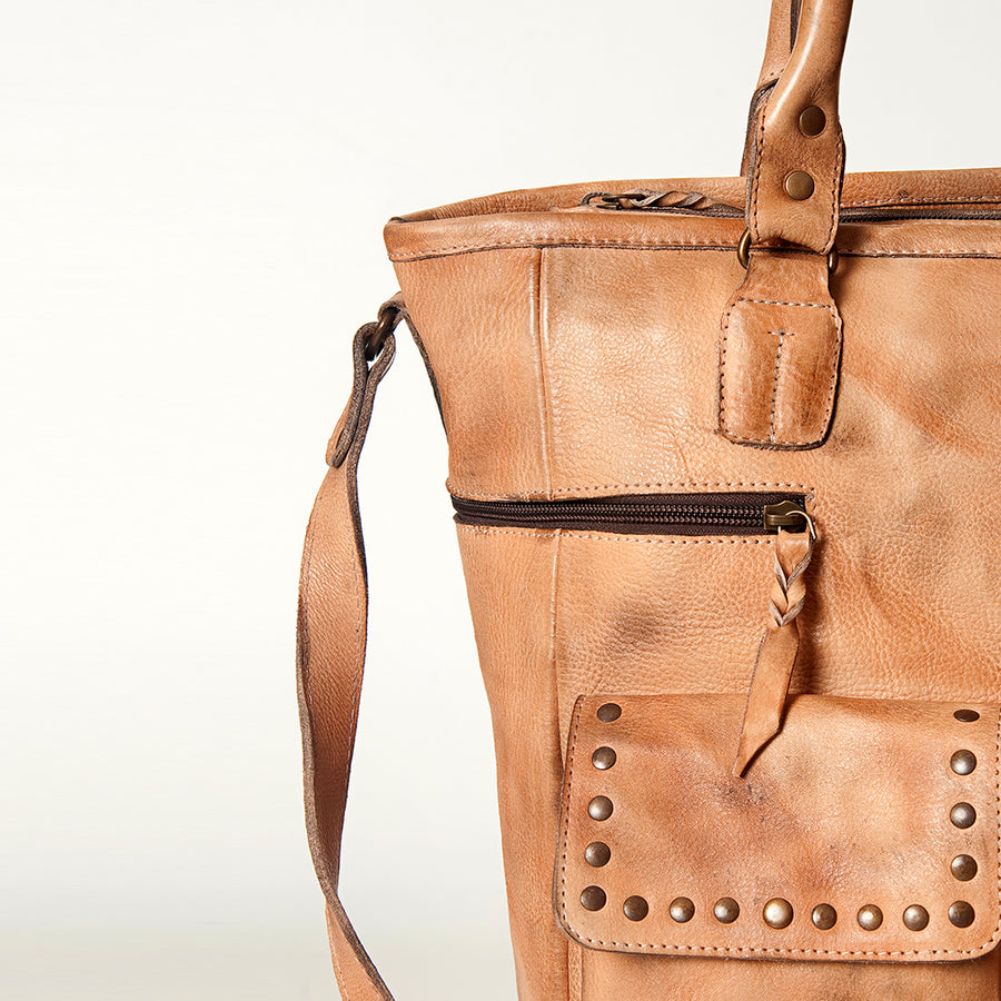 Never Mind Nmbg116A Tote Vintage Handmade Genuine Cowhide Leather Women Bag Western Handbag Purse