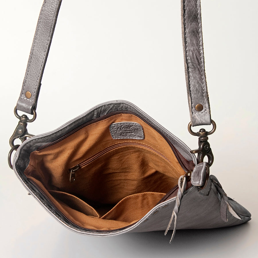 Never Mind Nmbg118C Cross Body I Vintage Handmade Genuine Cowhide Leather Women Bag Western Handbag Purse