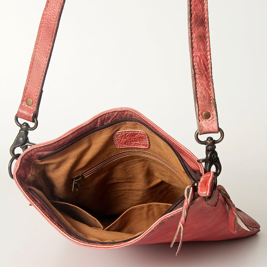 Never Mind Nmbg118G Cross Body I Vintage Handmade Genuine Cowhide Leather Women Bag Western Handbag Purse