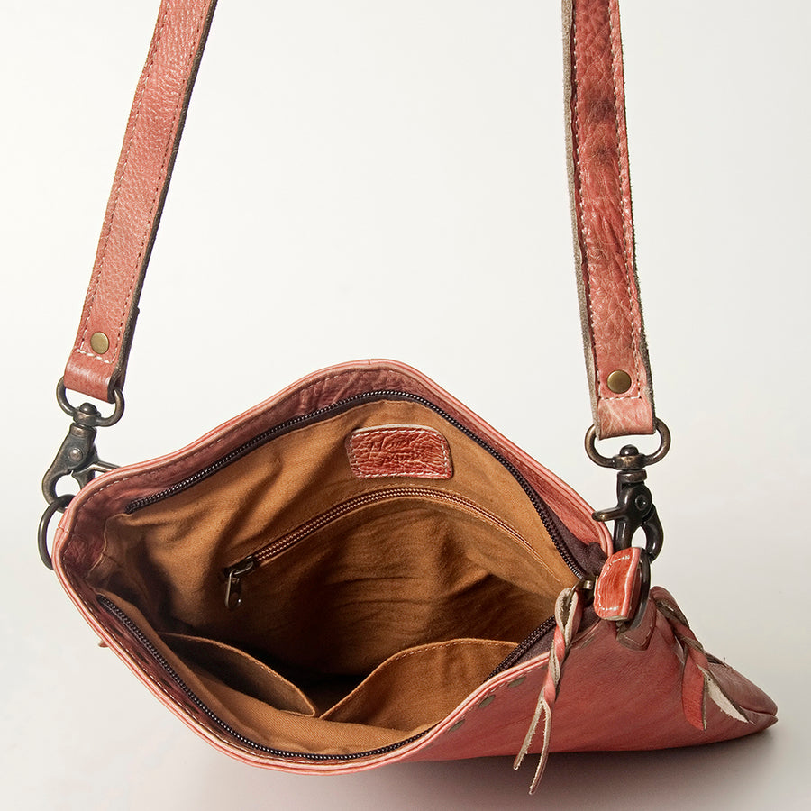 Never Mind Nmbg118H Cross Body I Vintage Handmade Genuine Cowhide Leather Women Bag Western Handbag Purse