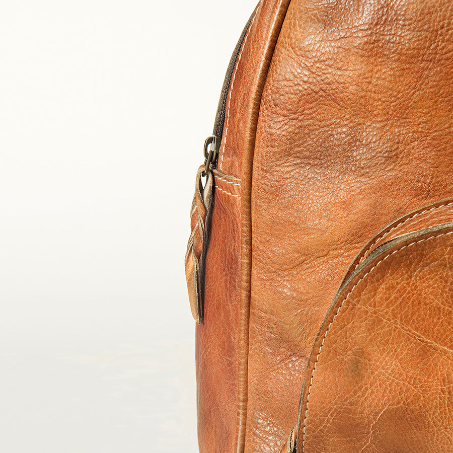 Never Mind Nmbg119A Backpack Vintage Handmade Genuine Cowhide Leather Women Bag Western Handbag Purse