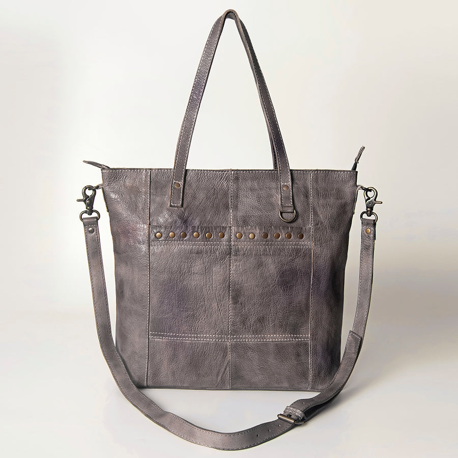 Never Mind Nmbg120A Tote Vintage Handmade Genuine Cowhide Leather Women Bag Western Handbag Purse