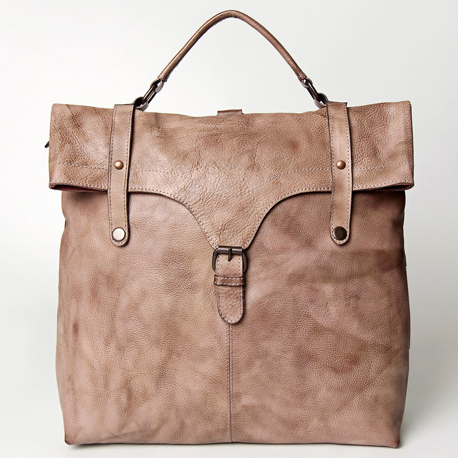 Never Mind Nmbg109A Backpack Vintage Handmade Genuine Cowhide Leather Women Bag Western Handbag Purse