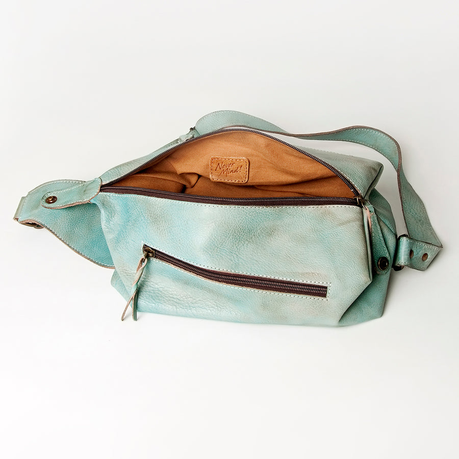Never Mind Nmbg107B Tote Vintage Handmade Genuine Cowhide Leather Women Bag Western Handbag Purse