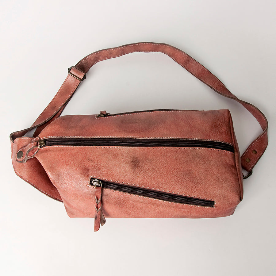 Never Mind Nmbg107E Tote Vintage Handmade Genuine Cowhide Leather Women Bag Western Handbag Purse