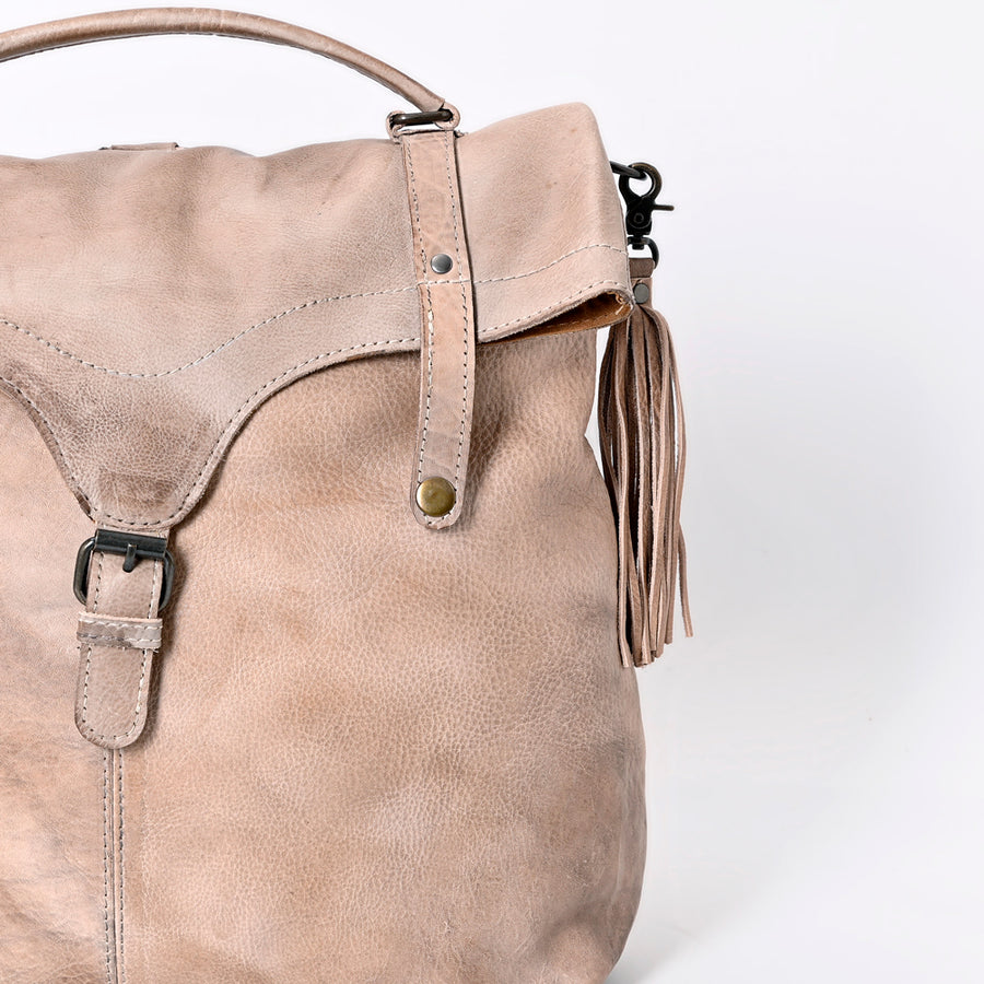 Never Mind Nmbg109C Backpack Vintage Handmade Genuine Cowhide Leather Women Bag Western Handbag Purse