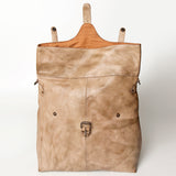 Never Mind Nmbg109D Backpack Vintage Handmade Genuine Cowhide Leather Women Bag Western Handbag Purse