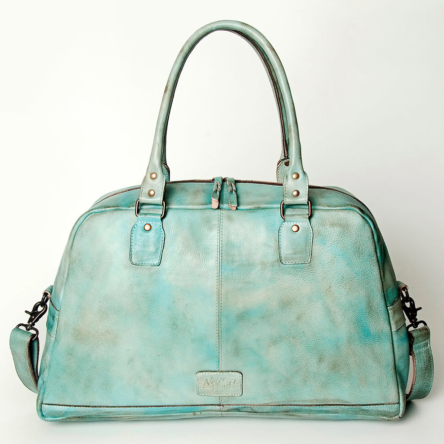 Never Mind Nmbg126B Tote Vintage Handmade Genuine Cowhide Leather Women Bag Western Handbag Purse