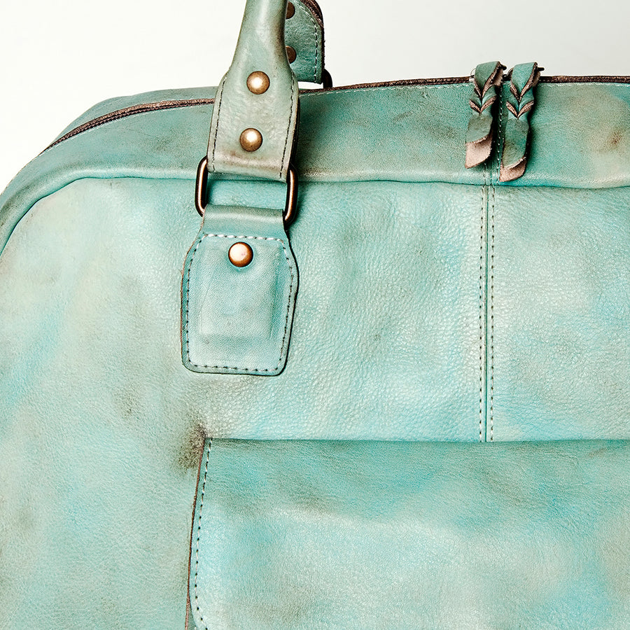 Never Mind Nmbg126B Tote Vintage Handmade Genuine Cowhide Leather Women Bag Western Handbag Purse