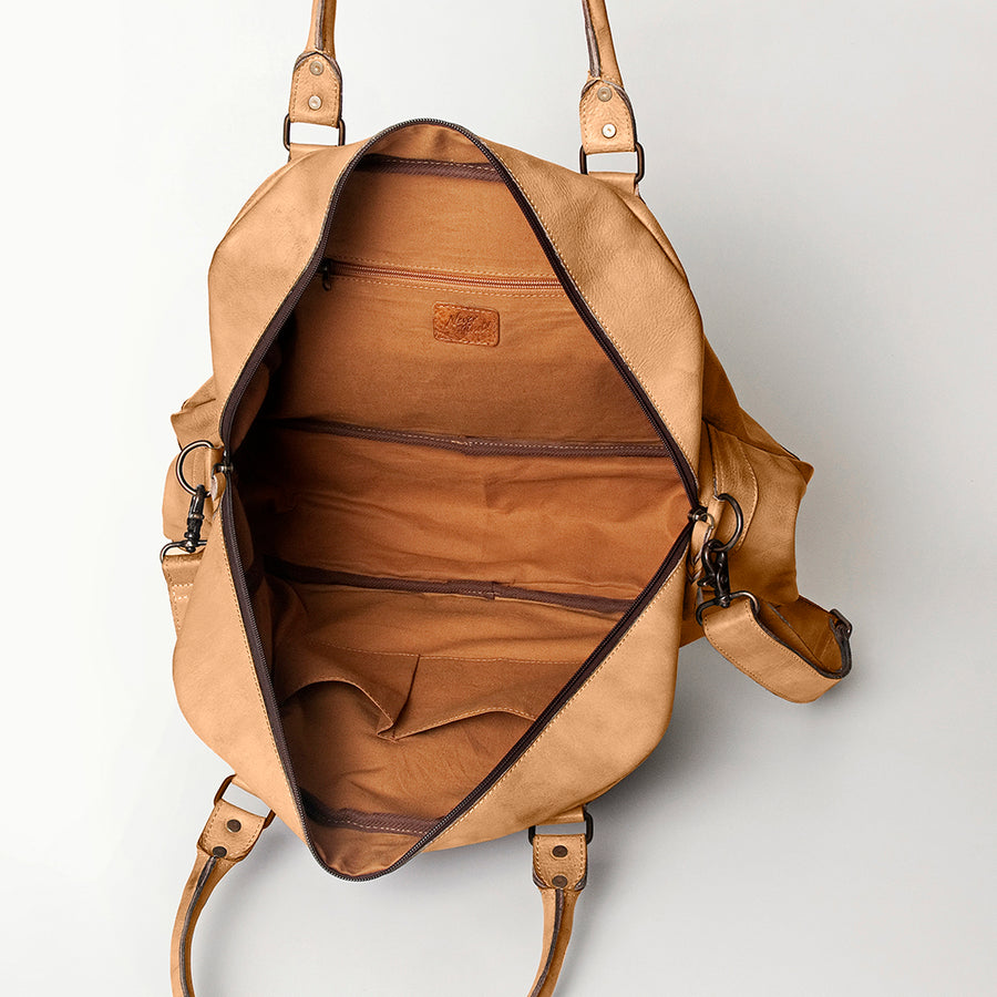 Never Mind Nmbg126A Tote Vintage Handmade Genuine Cowhide Leather Women Bag Western Handbag Purse
