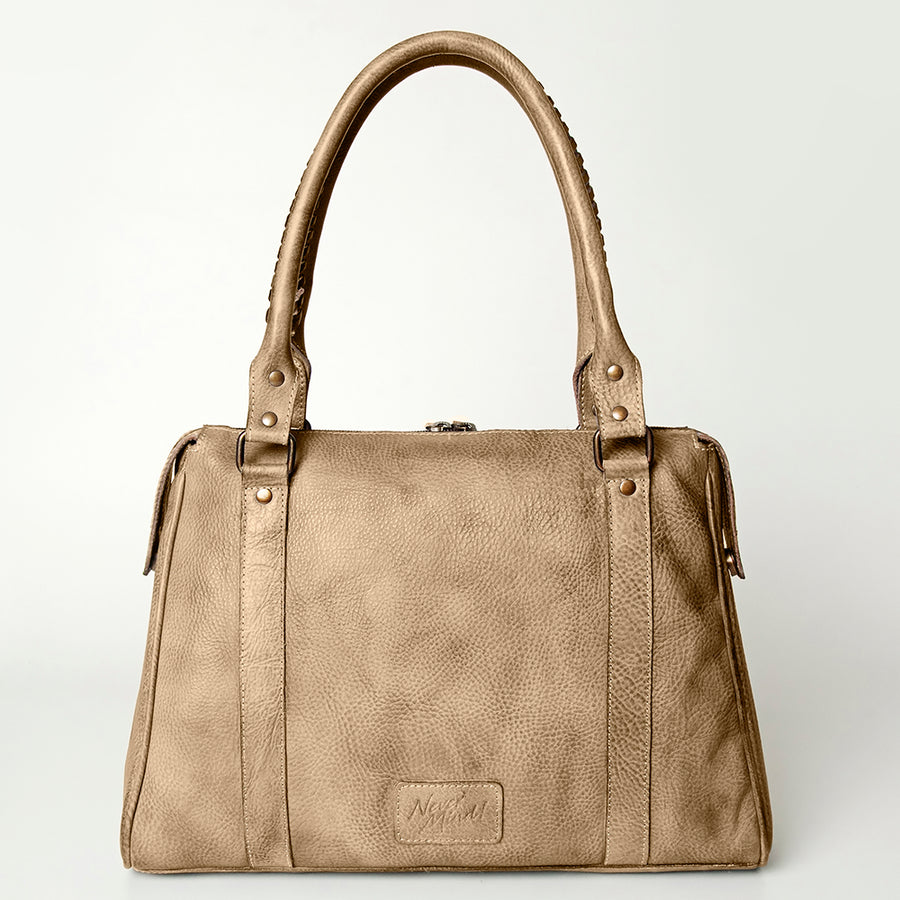 Never Mind Nmbg128A Tote Vintage Handmade Genuine Cowhide Leather Women Bag Western Handbag Purse