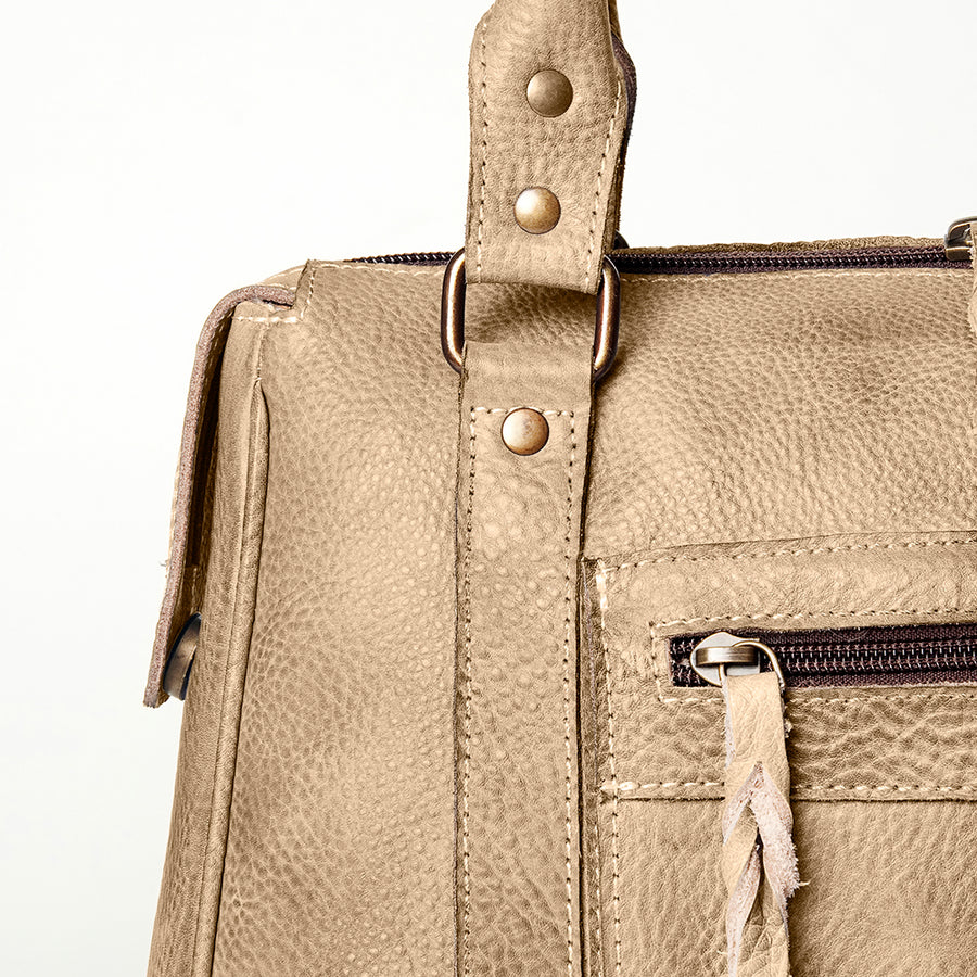 Never Mind Nmbg128A Tote Vintage Handmade Genuine Cowhide Leather Women Bag Western Handbag Purse