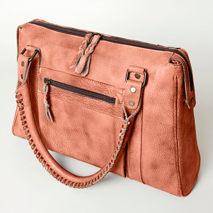 Never Mind Nmbg128D Tote Vintage Handmade Genuine Cowhide Leather Women Bag Western Handbag Purse