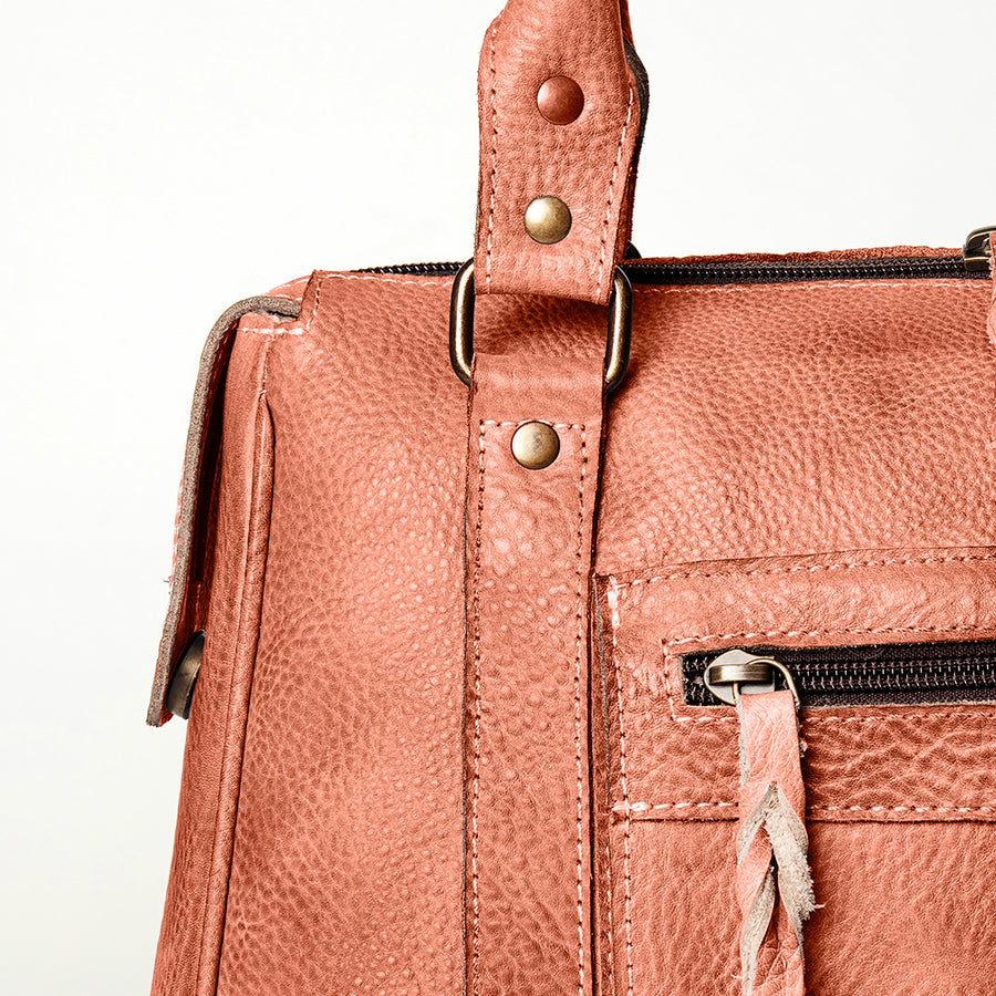 Never Mind Nmbg128D Tote Vintage Handmade Genuine Cowhide Leather Women Bag Western Handbag Purse
