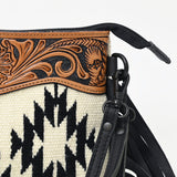 American Darling Cross Body Hand Tooled Saddle Blanket Genuine Leather Western Women Bag Handbag Purse | Crossbody for Cute