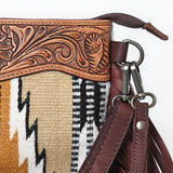 American Darling Cross Body Hand Tooled Saddle Blanket Genuine Leather Western Women Bag Handbag Purse | Crossbody for Cute