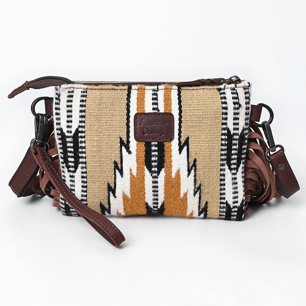 American Darling Cross Body Hand Tooled Saddle Blanket Genuine Leather Western Women Bag Handbag Purse | Crossbody for Cute