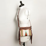 American Darling Cross Body Hand Tooled Saddle Blanket Genuine Leather Western Women Bag Handbag Purse | Crossbody for Cute