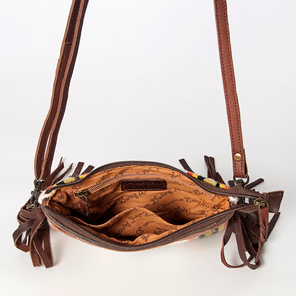 American Darling Cross Body Hand Tooled Saddle Blanket Genuine Leather Western Women Bag Handbag Purse | Crossbody for Cute