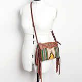 American Darling Cross Body Hand Tooled Saddle Blanket Genuine Leather Western Women Bag Handbag Purse | Crossbody for Cute