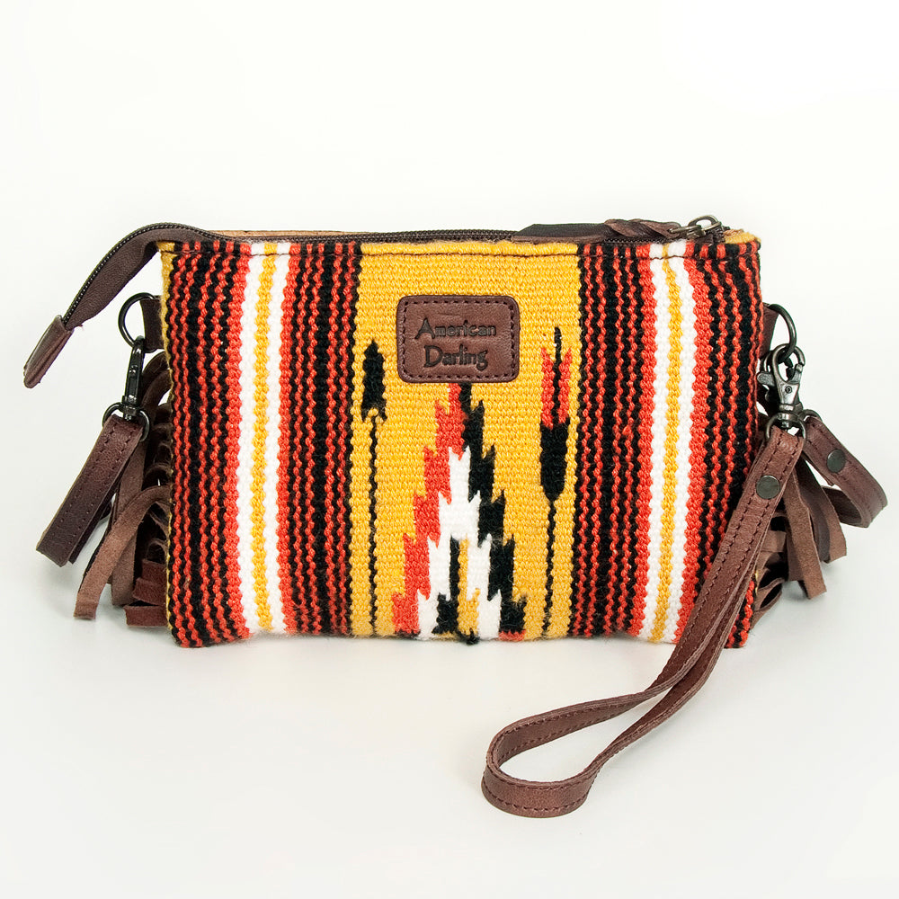 American Darling Cross Body Hand Tooled Saddle Blanket Genuine Leather Western Women Bag Handbag Purse | Crossbody for Cute