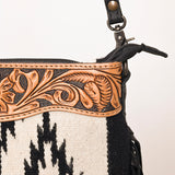 American Darling Cross Body Hand Tooled Saddle Blanket Genuine Leather Western Women Bag Handbag Purse | Crossbody for Cute