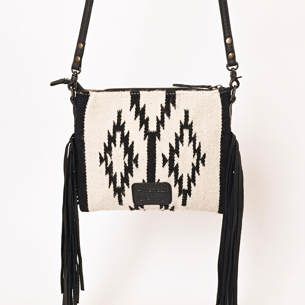 American Darling Cross Body Hand Tooled Saddle Blanket Genuine Leather Western Women Bag Handbag Purse | Crossbody for Cute