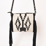 American Darling Cross Body Hand Tooled Saddle Blanket Genuine Leather Western Women Bag Handbag Purse | Crossbody for Cute