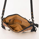 American Darling Cross Body Hand Tooled Saddle Blanket Genuine Leather Western Women Bag Handbag Purse | Crossbody for Cute
