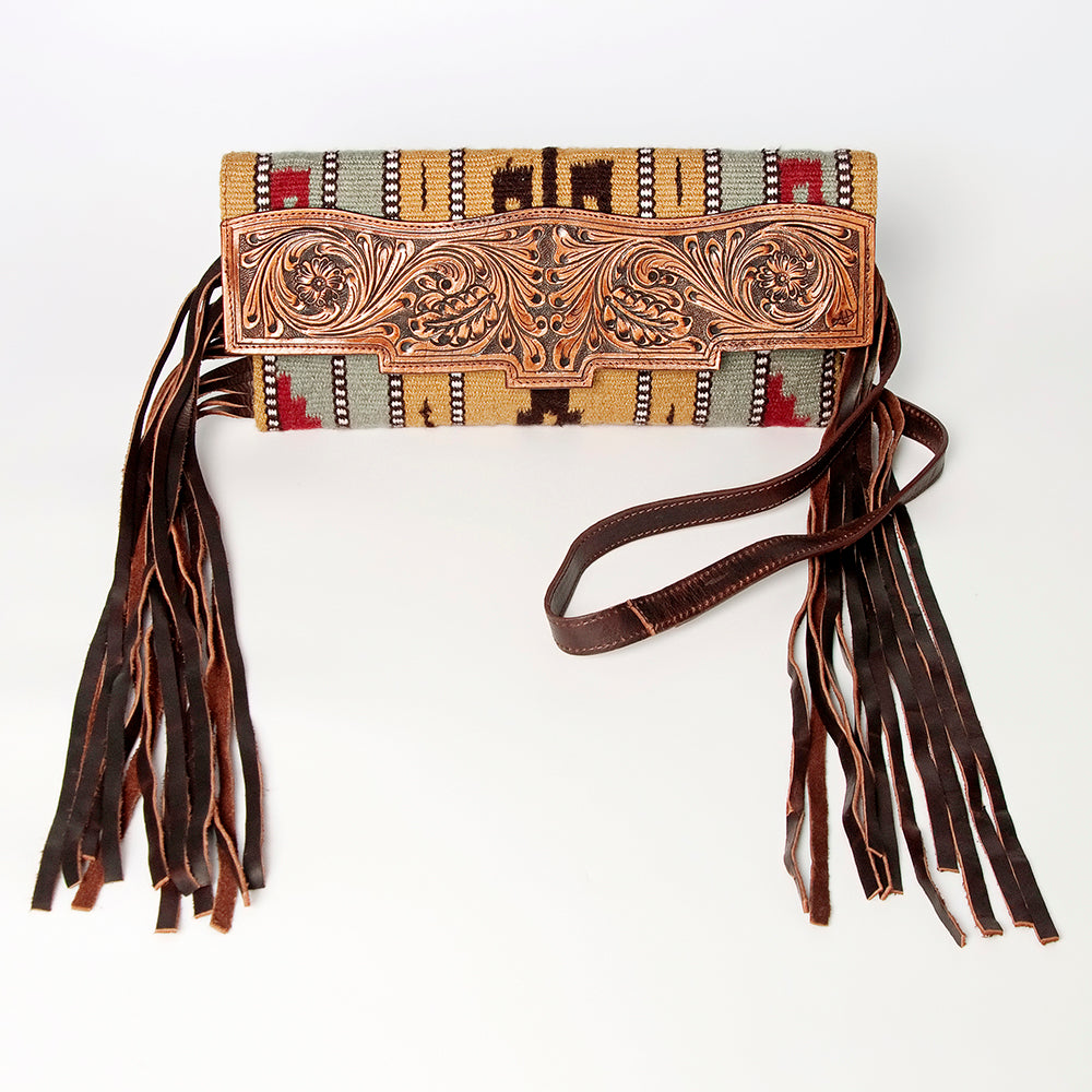 American Darling Small Cross Body Hand Tooled Saddle Blanket Genuine Leather Western Women Bag Handbag Purse Crossbody Cute