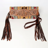 American Darling Small Cross Body Hand Tooled Saddle Blanket Genuine Leather Western Women Bag Handbag Purse Crossbody Cute