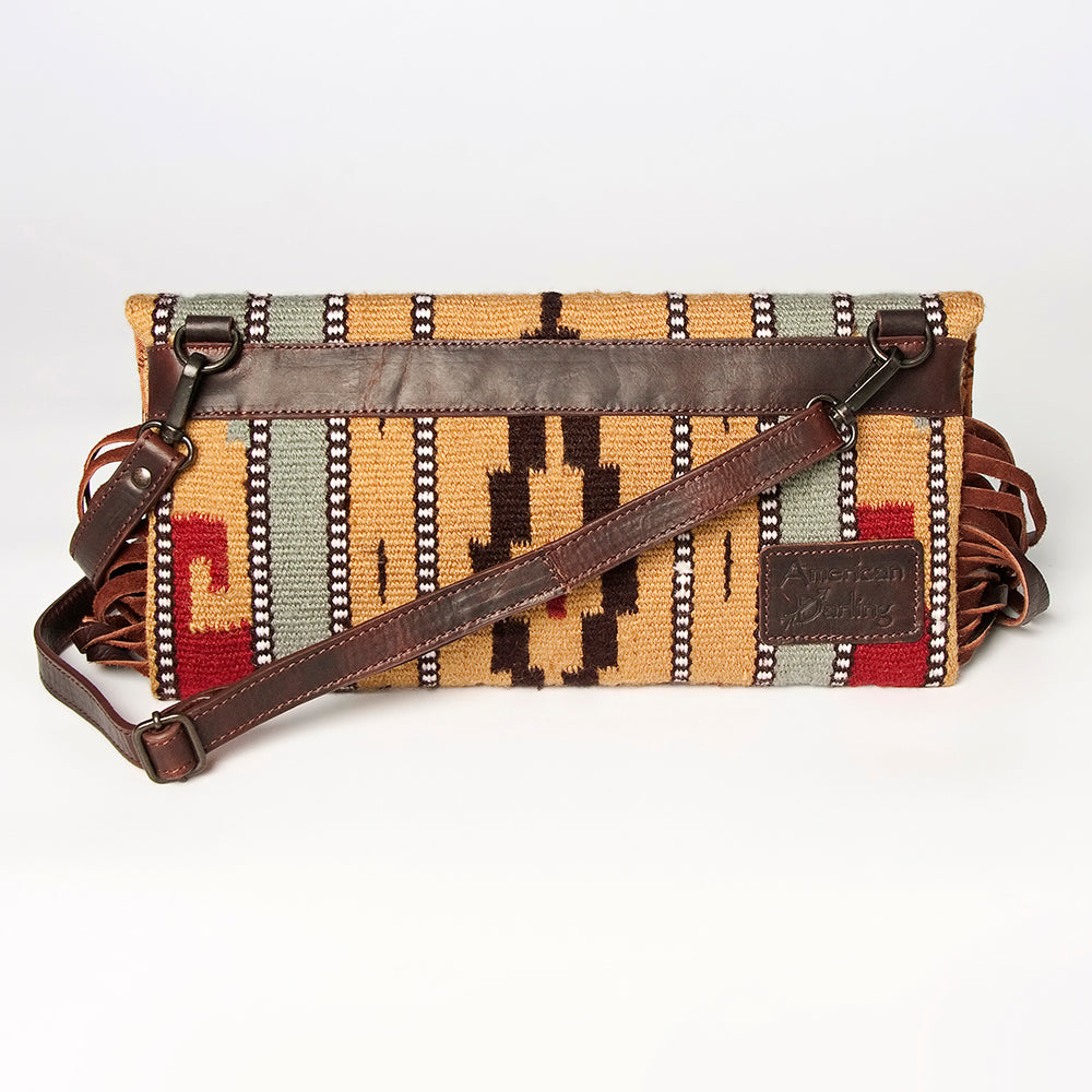 American Darling Small Cross Body Hand Tooled Saddle Blanket Genuine Leather Western Women Bag Handbag Purse Crossbody Cute