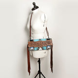 American Darling Small Cross Body Hand Tooled Saddle Blanket Genuine Leather Western Women Bag Handbag Purse Crossbody Cute