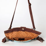 American Darling Small Cross Body Hand Tooled Saddle Blanket Genuine Leather Western Women Bag Handbag Purse Crossbody Cute