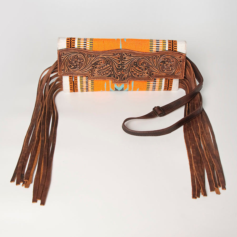 American Darling Small Cross Body Hand Tooled Saddle Blanket Genuine Leather Western Women Bag Handbag Purse Crossbody Cute