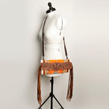 American Darling Small Cross Body Hand Tooled Saddle Blanket Genuine Leather Western Women Bag Handbag Purse Crossbody Cute