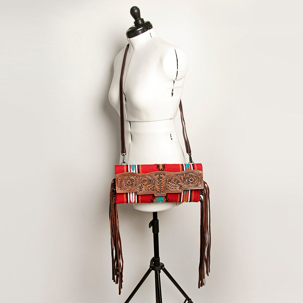 American Darling Small Cross Body Hand Tooled Saddle Blanket Genuine Leather Western Women Bag Handbag Purse Crossbody Cute