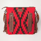 American Darling Signature Crossbody Hand Tooled Saddle Blanket Genuine Leather Western Women Bag Handbag Purse | for Cute